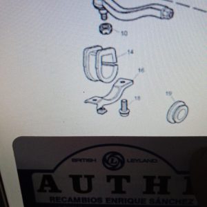 QJW100140 DCP3108 GOMA ROVER 800 CREMALLERA DIRECCION