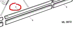 DGC10172 MOLDURA PUERTA ROVER 100 114